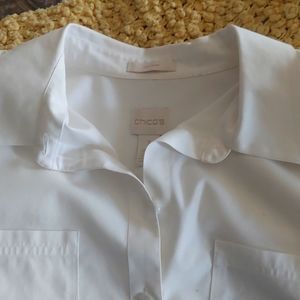 Chicos no-iron white blouse.